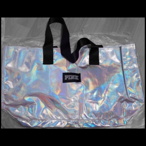 victoria secret iridescent tote